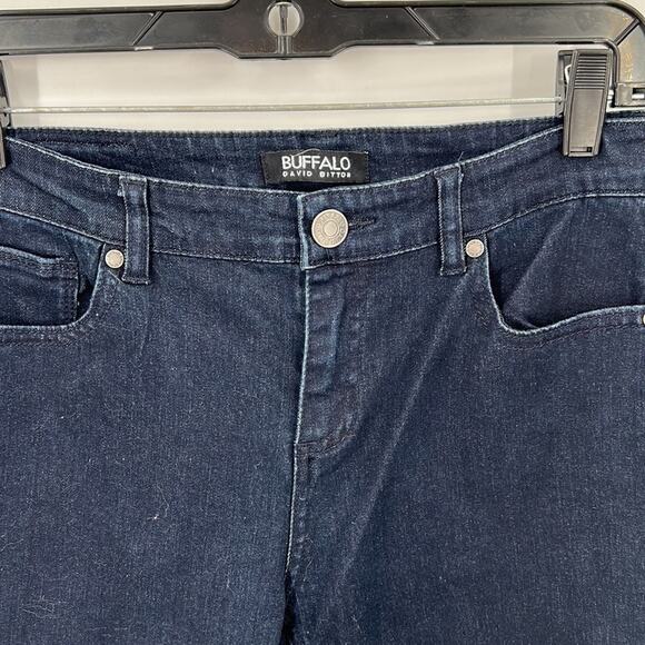 Buffalo David Bitton Francesca Mid-Rise Skinny Stretch Dark Wash Jeans Size 6 - Picture 3 of 16
